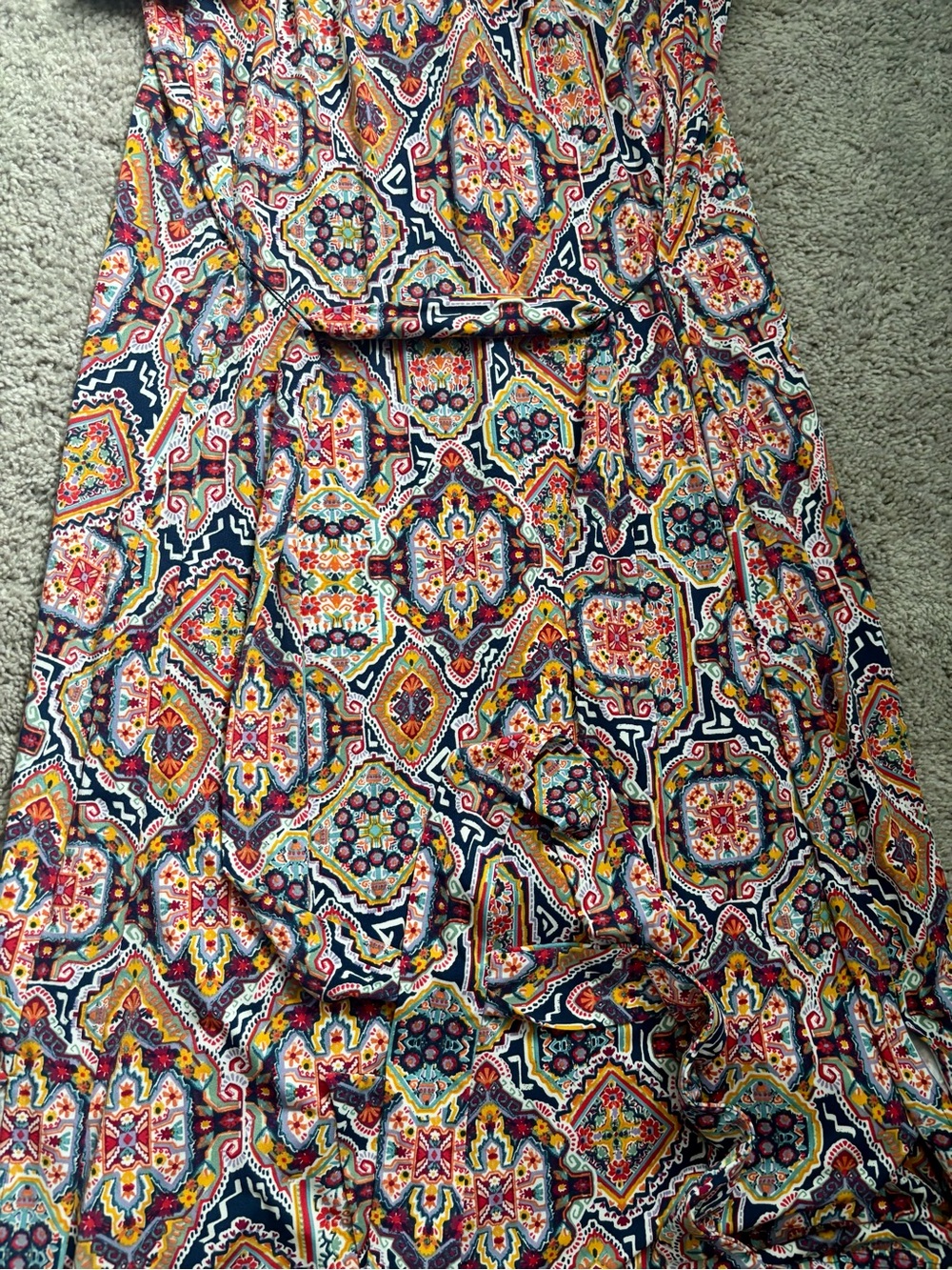 Leota Multicolor Print Wrap Dress - Picture 4 of 8